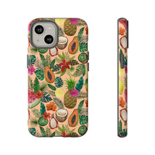 Load image into Gallery viewer, Tropical Fruit and Flowers Phone Case