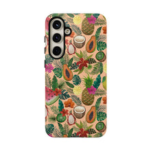 Load image into Gallery viewer, Tropical Fruit and Flowers Phone Case