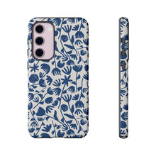 Load image into Gallery viewer, Dark Blue Floral Phone Case