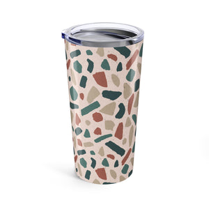 Warm Terrazzo Travel Mug