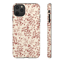 Load image into Gallery viewer, Red Christmas Branch Phone Case