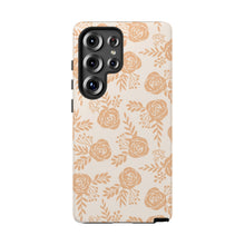 Load image into Gallery viewer, Light Orange Floral Phone Case