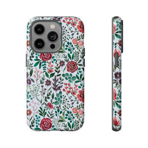Pink and Purple Flowers Phone Case