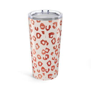 Rose Gold Leopard Print Travel Mug