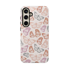 Load image into Gallery viewer, Orange and Pink Butterfly Phone Case