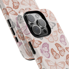 Load image into Gallery viewer, Orange and Pink Butterfly Phone Case