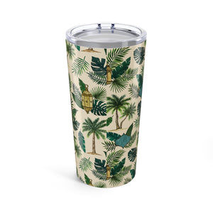 Palms and Lanterns Travel Mug