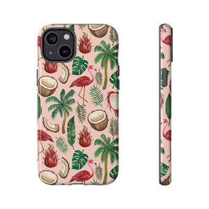 Flamingo Coconut Phone Case