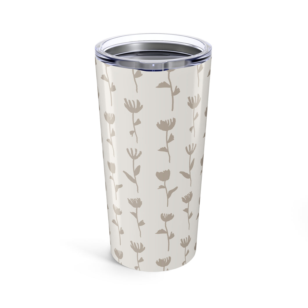 Ink Flower Travel Mug