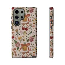Load image into Gallery viewer, Bows, Flowers and Cherries Phone Case