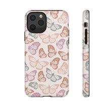 Load image into Gallery viewer, Orange and Pink Butterfly Phone Case