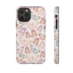 Orange and Pink Butterfly Phone Case