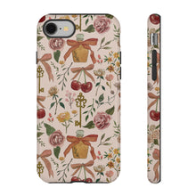 Load image into Gallery viewer, Bows, Flowers and Cherries Phone Case