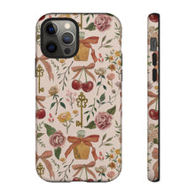 Load image into Gallery viewer, Bows, Flowers and Cherries Phone Case