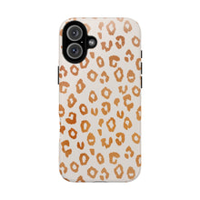 Load image into Gallery viewer, Copper Leopard Print Phone Case