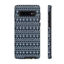Load image into Gallery viewer, Blue Snowflake Pattern Phone Case