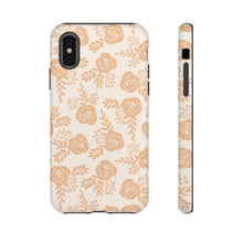 Load image into Gallery viewer, Light Orange Floral Phone Case