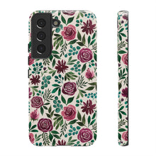 Load image into Gallery viewer, Magenta Floral Eucalyptus Phone Case