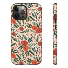 Load image into Gallery viewer, Christmas Floral Phone Case