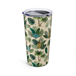 Palms and Lanterns Travel Mug
