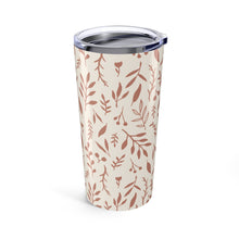 Load image into Gallery viewer, Pink Falling Leaves Travel Mug