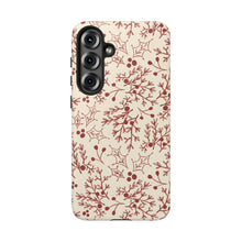 Load image into Gallery viewer, Red Christmas Branch Phone Case