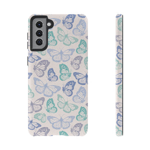 Purple and Green Butterfly Phone Case