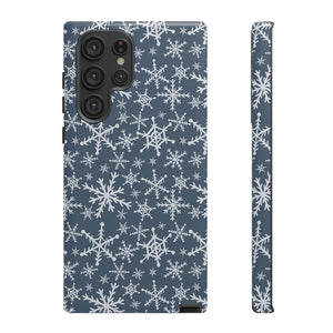 Blue Snowflakes Phone Case