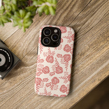 Load image into Gallery viewer, Warm Pink Floral Phone Case