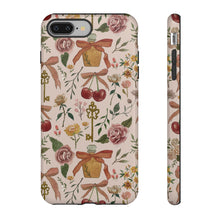 Load image into Gallery viewer, Bows, Flowers and Cherries Phone Case