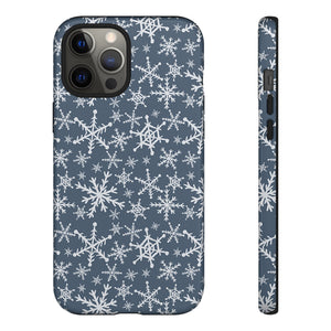 Blue Snowflakes Phone Case