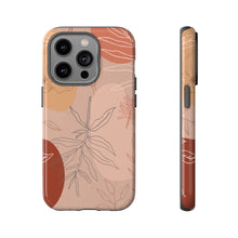 Load image into Gallery viewer, Pink Abstract Desert Leaf Phone Case