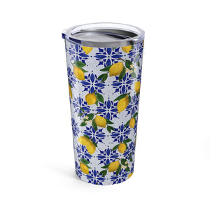 Lemon Tile Travel Mug