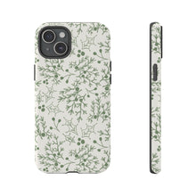 Load image into Gallery viewer, Green Christmas Branch Phone Case