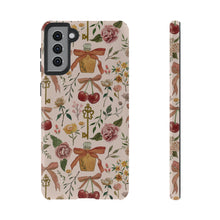 Load image into Gallery viewer, Bows, Flowers and Cherries Phone Case