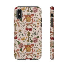 Load image into Gallery viewer, Bows, Flowers and Cherries Phone Case
