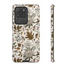 Load image into Gallery viewer, Watercolor Fall Leaves and Flowers Phone Case