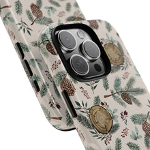 Load image into Gallery viewer, Winter Branches, Berries and Pine Cones Phone Case