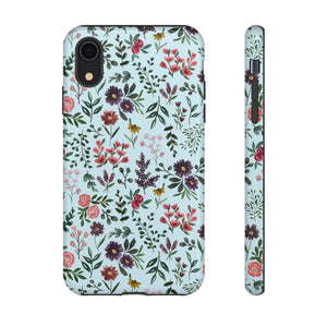 Bright Watercolor Flower - Blue Phone Case