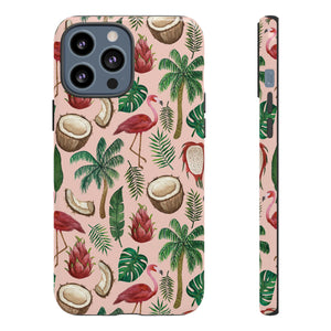 Flamingo Coconut Phone Case