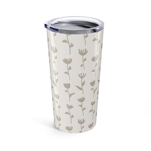 Ink Flower Travel Mug