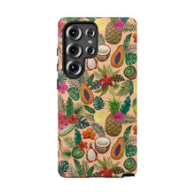 Load image into Gallery viewer, Tropical Fruit and Flowers Phone Case