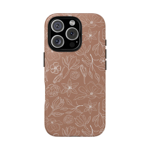 Copper Magnolia Phone Case