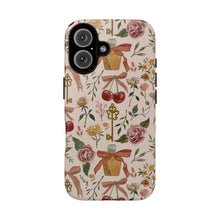 Load image into Gallery viewer, Bows, Flowers and Cherries Phone Case