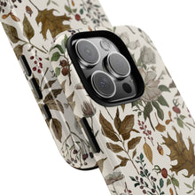 Load image into Gallery viewer, Watercolor Fall Leaves and Flowers Phone Case