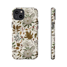 Load image into Gallery viewer, Watercolor Fall Leaves and Flowers Phone Case