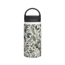 Load image into Gallery viewer, Winter Floral Handle Lid Water Bottle