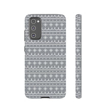 Load image into Gallery viewer, Gray Snowflake Pattern Phone Case