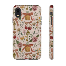 Load image into Gallery viewer, Bows, Flowers and Cherries Phone Case