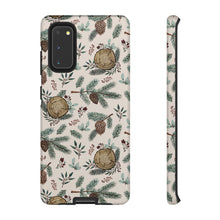 Load image into Gallery viewer, Winter Branches, Berries and Pine Cones Phone Case